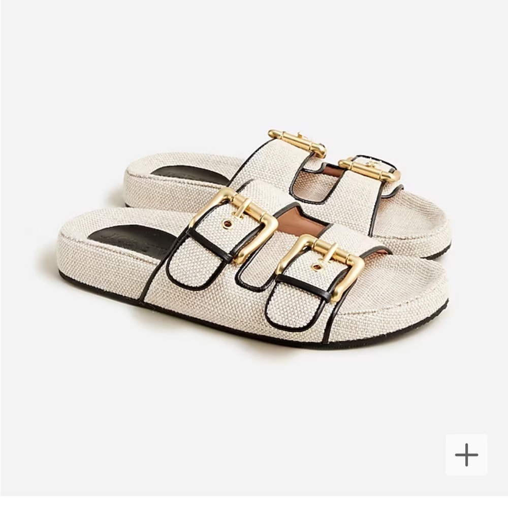 J Crew Marlow sandals in canvas BX925